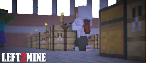 Cho'l la'nati - Left2mine — Minecraft xarita, rasm 1