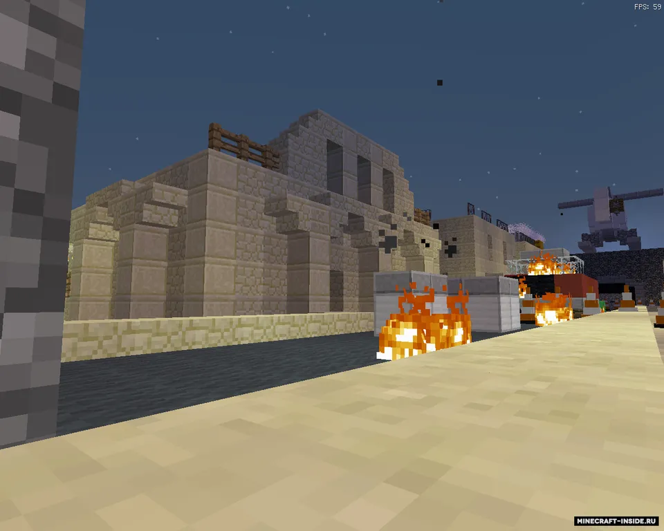 Cho'l la'nati - Left2mine — Minecraft xarita, rasm 4