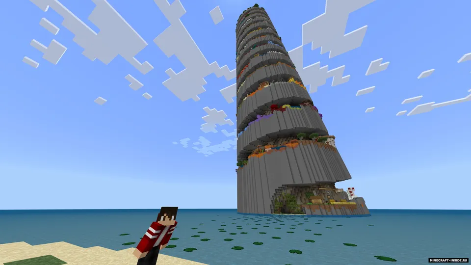 Parkour Spiral 3 — Minecraft xarita, rasm 6