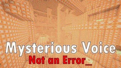 Mysterious Voice: Not an Error — Minecraft xarita, rasm 1