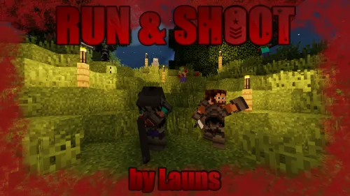 Run and Shoot — Minecraft xarita, rasm 1