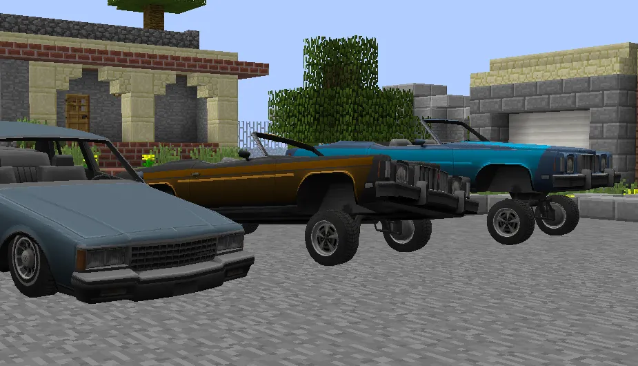 Lowrider in Gta Sa — Minecraft mod, rasm 4