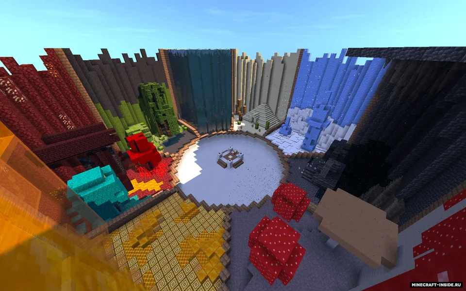 8 Biomes — Minecraft xarita, rasm 2