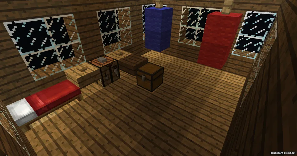 Bir kuni, uyda yolg'iz. — Minecraft xarita, rasm 2
