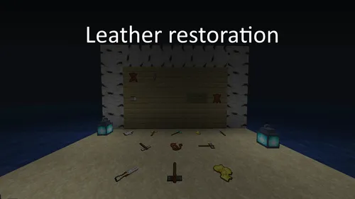 Leather restoration — Minecraft mod, rasm 1