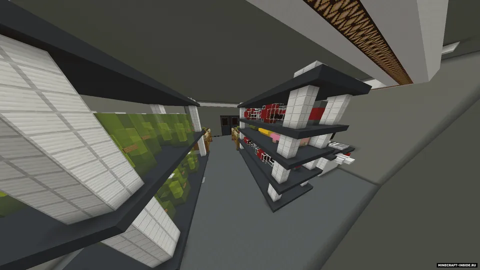 Three rooms — Minecraft xarita, rasm 3