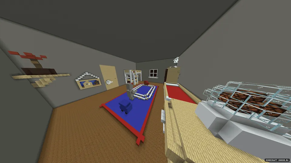 Three rooms — Minecraft xarita, rasm 6