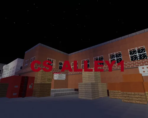 cs_alley — Minecraft xarita, rasm 1