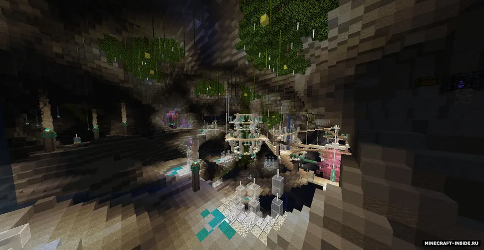Voidswept Caverns — Minecraft xarita, rasm 2