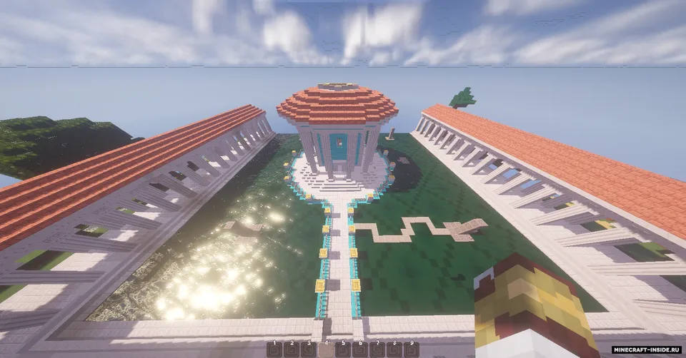 God of War: Xudolar tongi — Minecraft xarita, rasm 2