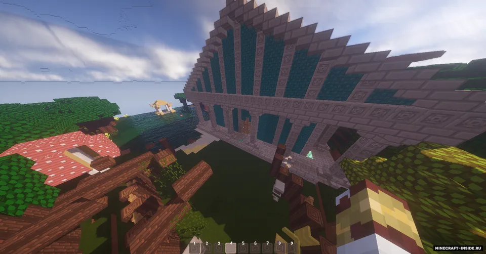 God of War: Xudolar tongi — Minecraft xarita, rasm 3