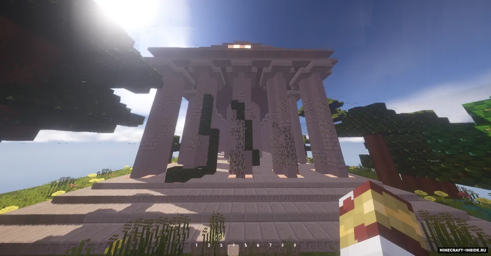 God of War: Xudolar tongi — Minecraft xarita, rasm 4