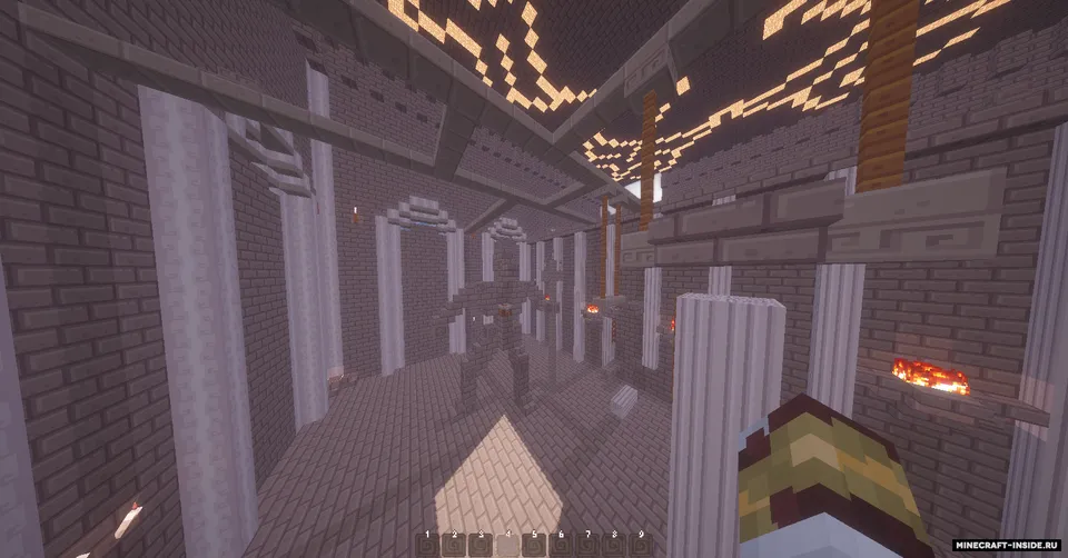 God of War: Xudolar tongi — Minecraft xarita, rasm 5