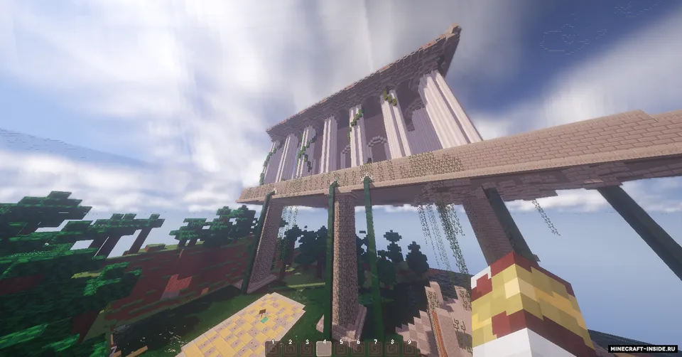 God of War: Xudolar tongi — Minecraft xarita, rasm 7