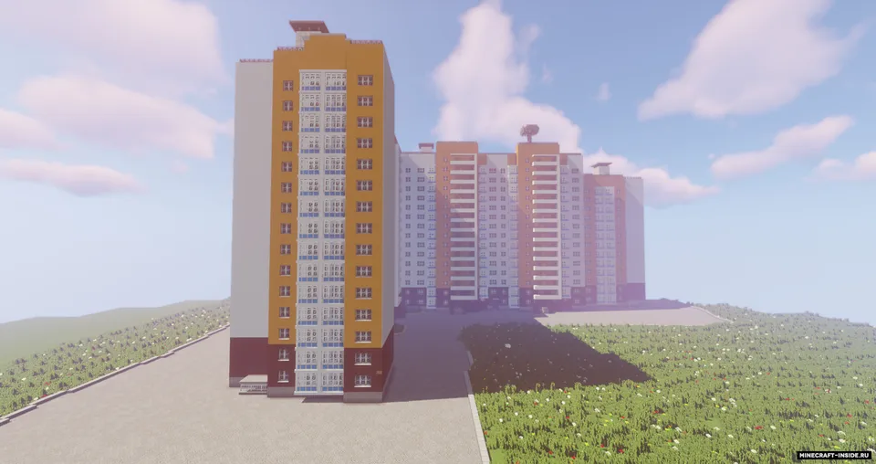 15-Storey Complex Of Six Entrances — Minecraft xarita, rasm 7