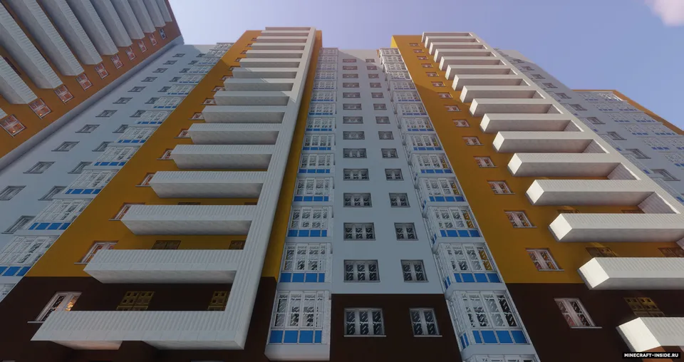 15-Storey Complex Of Six Entrances — Minecraft xarita, rasm 8