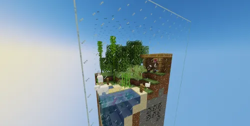 Bo'shliqda omon qolish — Minecraft xarita, rasm 1