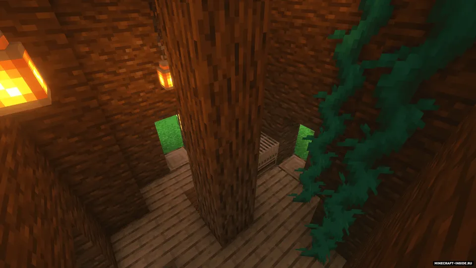Junglidagi daraxt uyi — Minecraft xarita, rasm 6