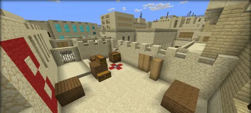 de_dust2 by J0R0N4514 — Minecraft xarita, rasm 1