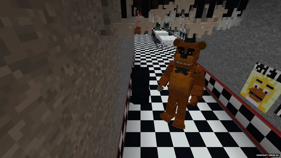Five nights at Freddy's: Remake — Minecraft xarita, rasm 2