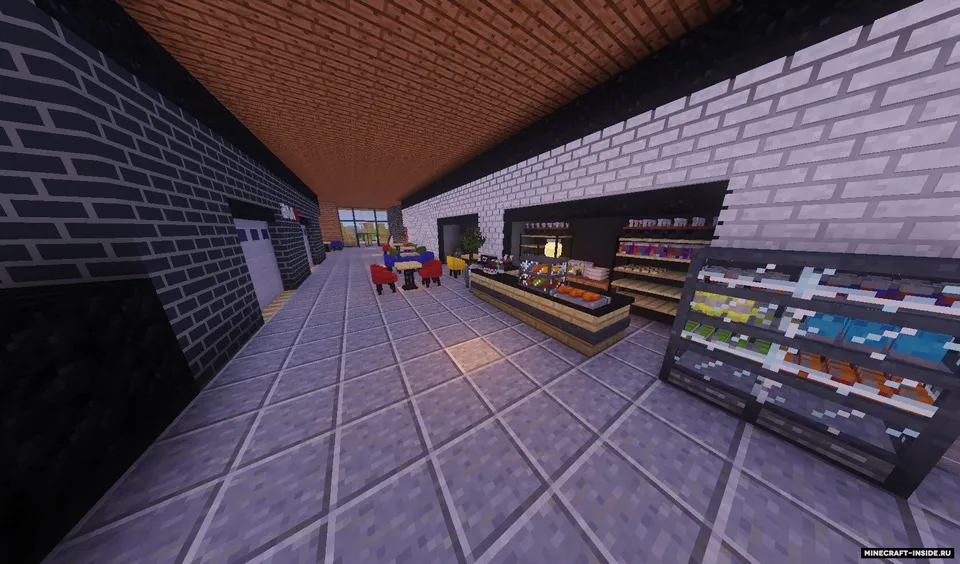 Bulvar savdo markazi — Minecraft xarita, rasm 6