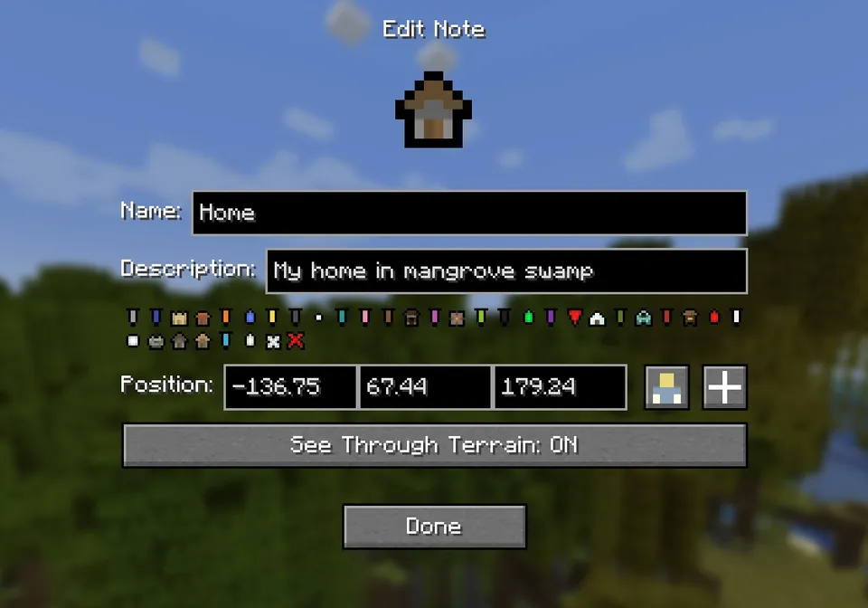 StickyNotes — Minecraft mod, rasm 2