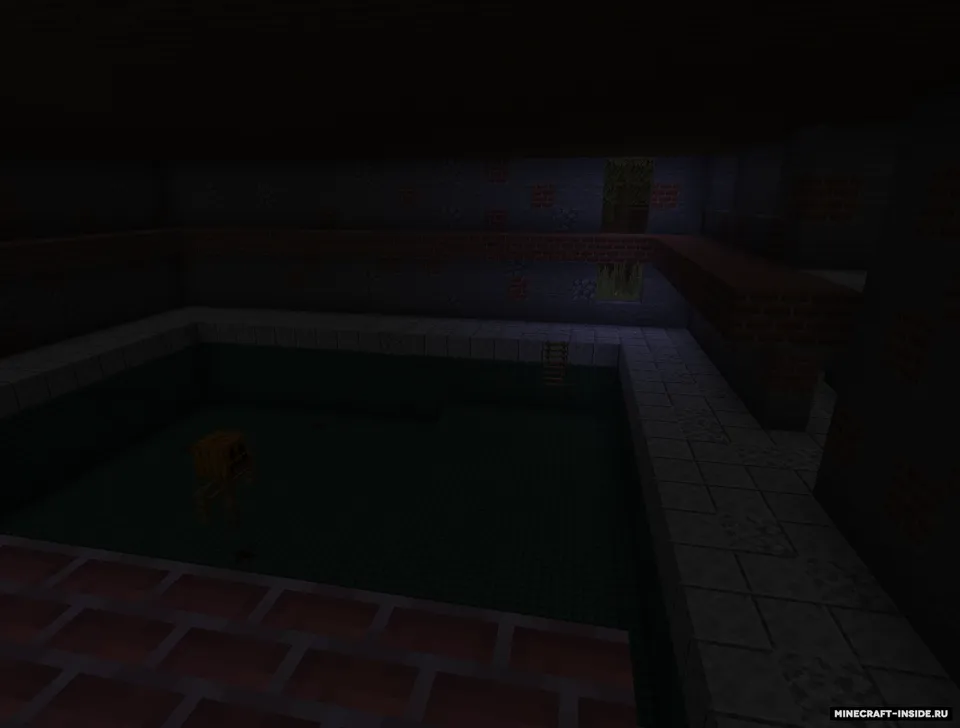 Tashlandiq basseyn ichida yashirinish — Minecraft xarita, rasm 4