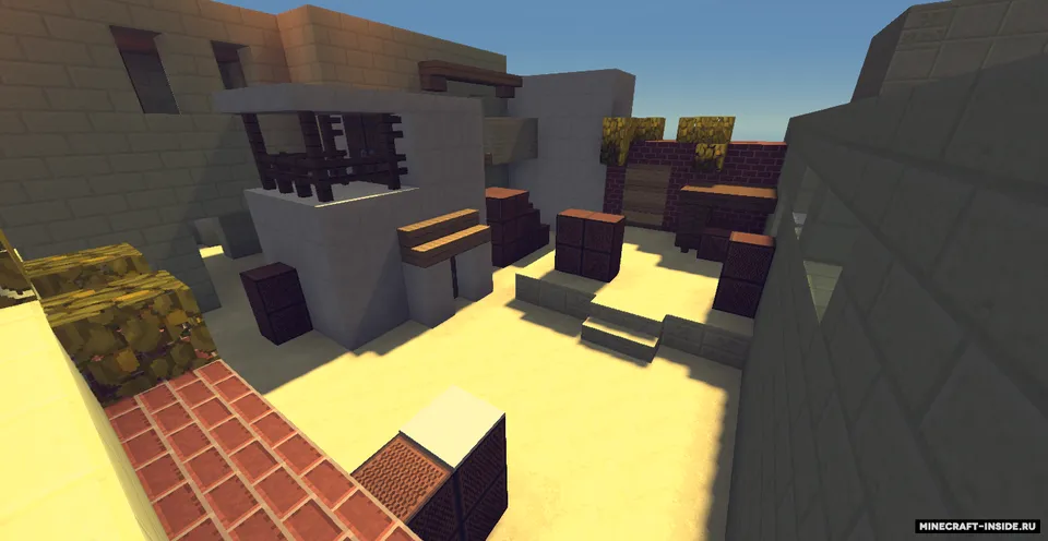 SandStone Standoff 2 — Minecraft xarita, rasm 2