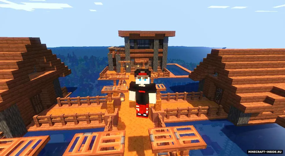 Suv ustidagi uychalar — Minecraft xarita, rasm 2