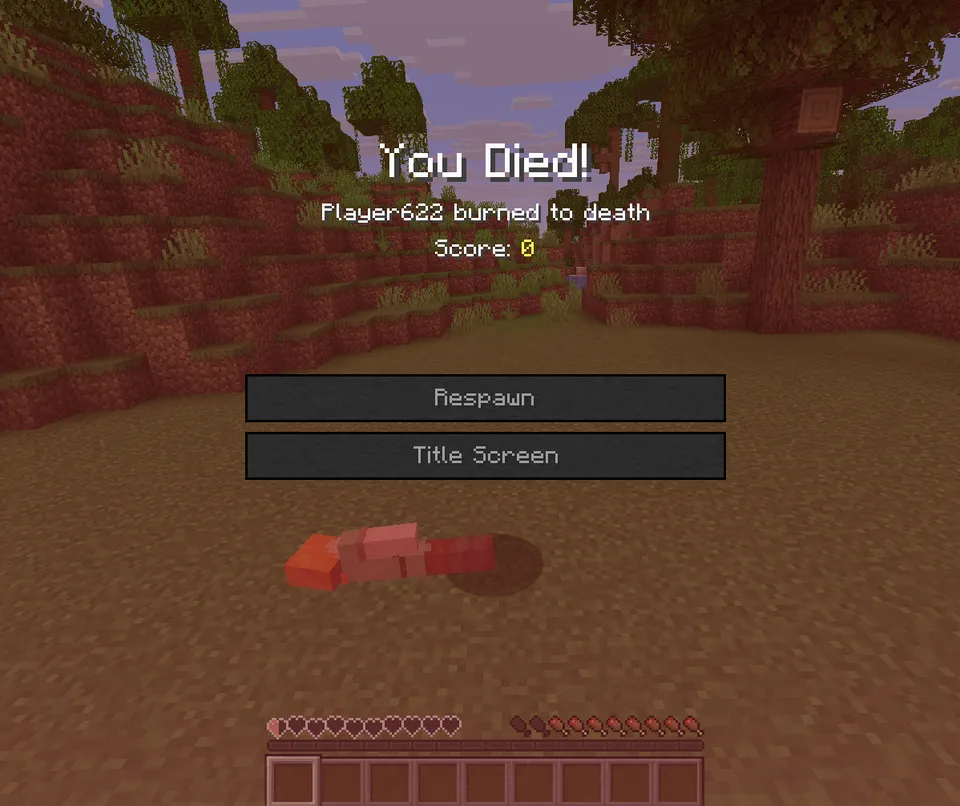 Third Person Death — Minecraft mod, rasm 2