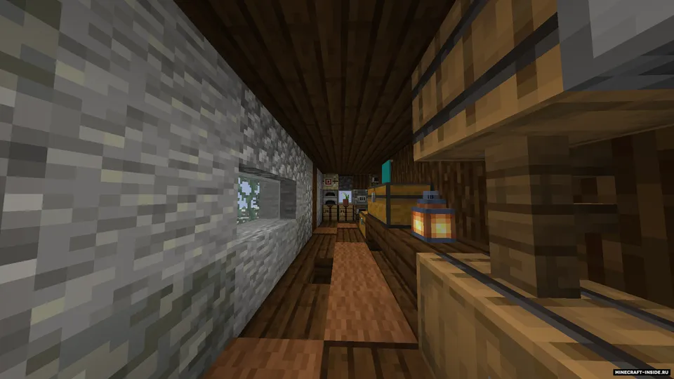 Qiyalikdagi qishki uy — Minecraft xarita, rasm 6