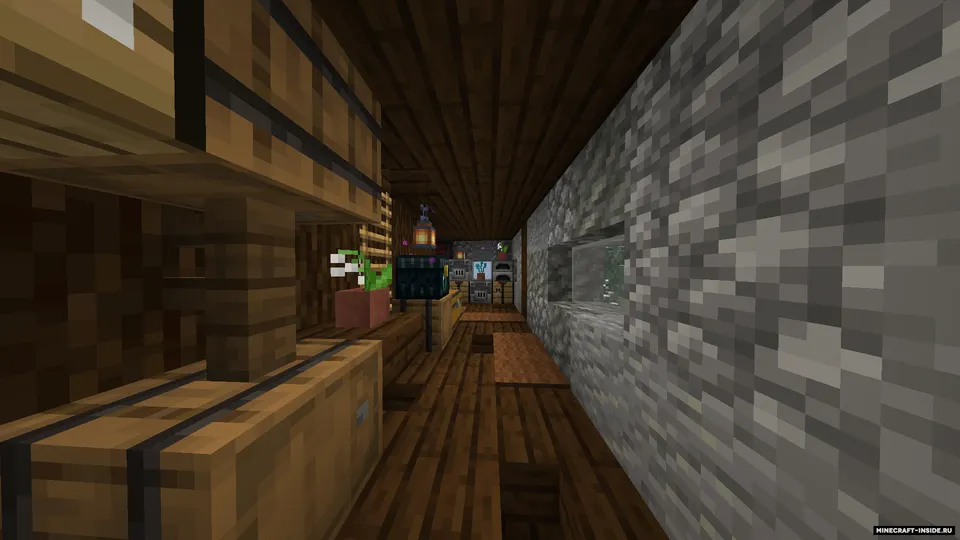Qiyalikdagi qishki uy — Minecraft xarita, rasm 7
