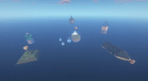 Idishlarda omon qolish — Minecraft xarita, rasm 1