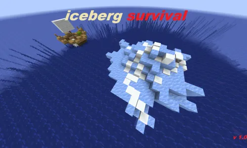 Iceberg survival — Minecraft xarita, rasm 1
