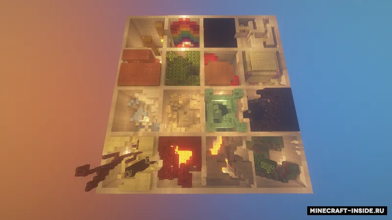 Kublarda parkur — Minecraft xarita, rasm 3