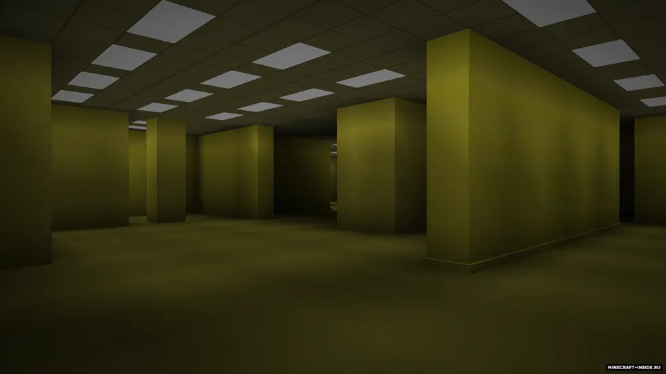 The Backrooms (Found Footage) — Minecraft xarita, rasm 4