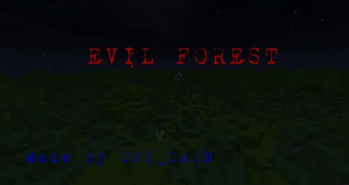 Evil Forest — Minecraft xarita, rasm 1