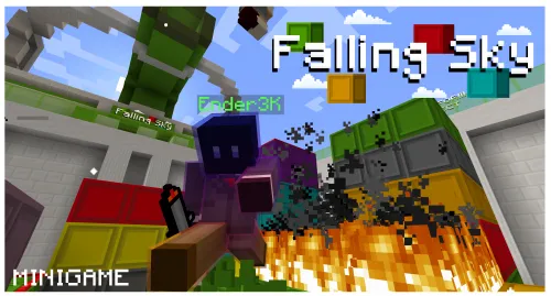 Falling Sky — Minecraft xarita, rasm 1