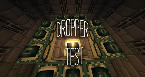 Dropper Test — Minecraft xarita, rasm 1