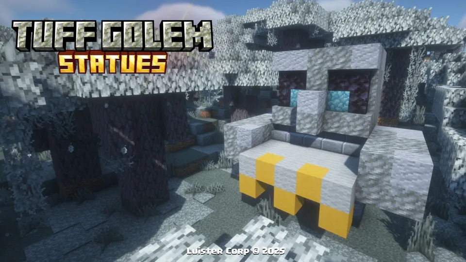 Tuff Golem Statues — Minecraft mod, rasm 4
