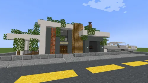Hi-Tech House - Zamonaviy uy — Minecraft xarita, rasm 1