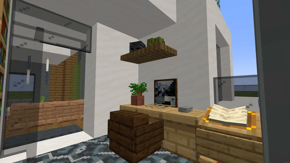Hi-Tech House - Zamonaviy uy — Minecraft xarita, rasm 2