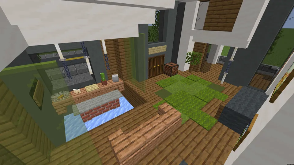 Hi-Tech House - Zamonaviy uy — Minecraft xarita, rasm 3