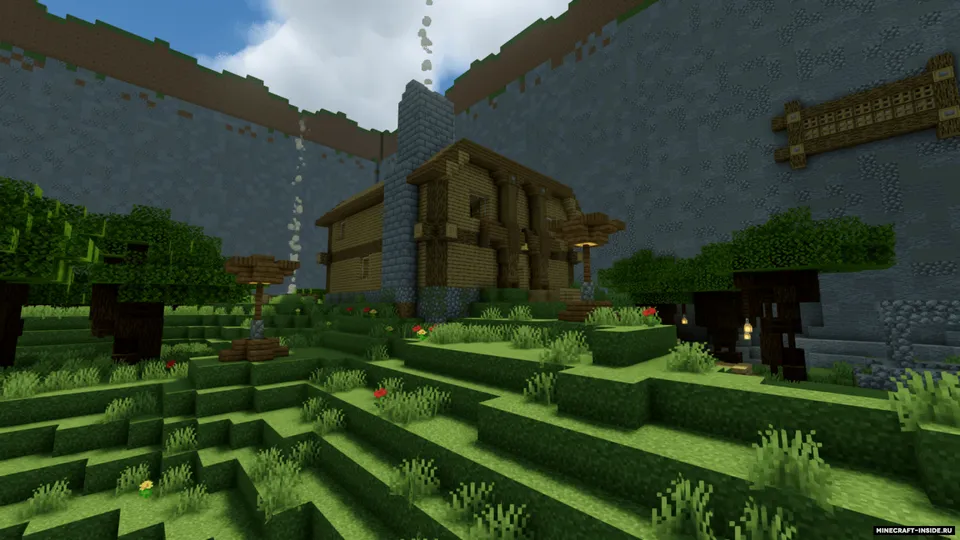 Tog'dagi uyda berkinmachoq — Minecraft xarita, rasm 2