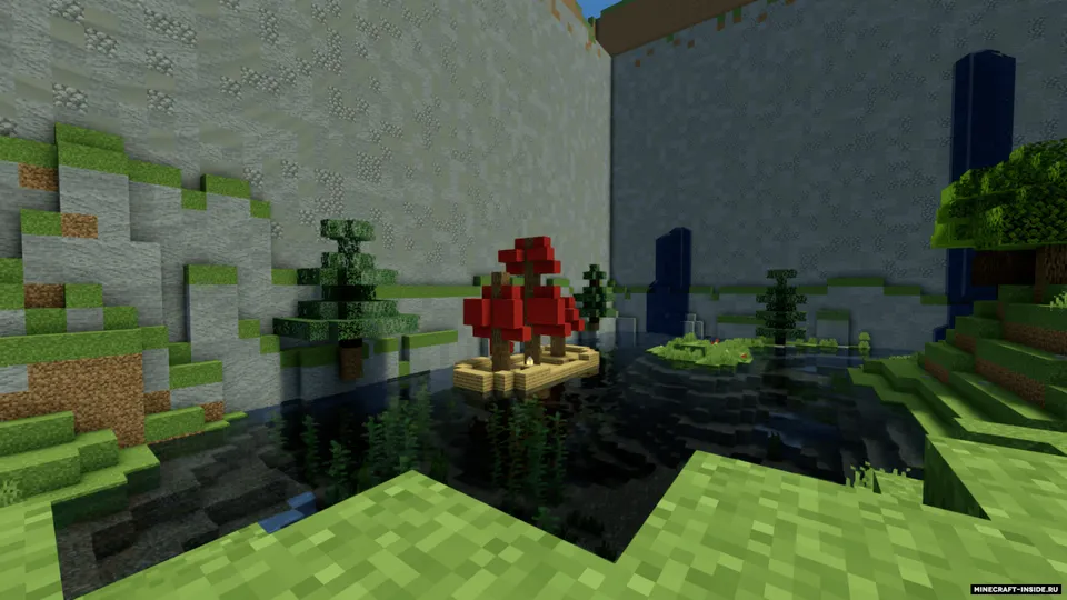 Tog'dagi uyda berkinmachoq — Minecraft xarita, rasm 4