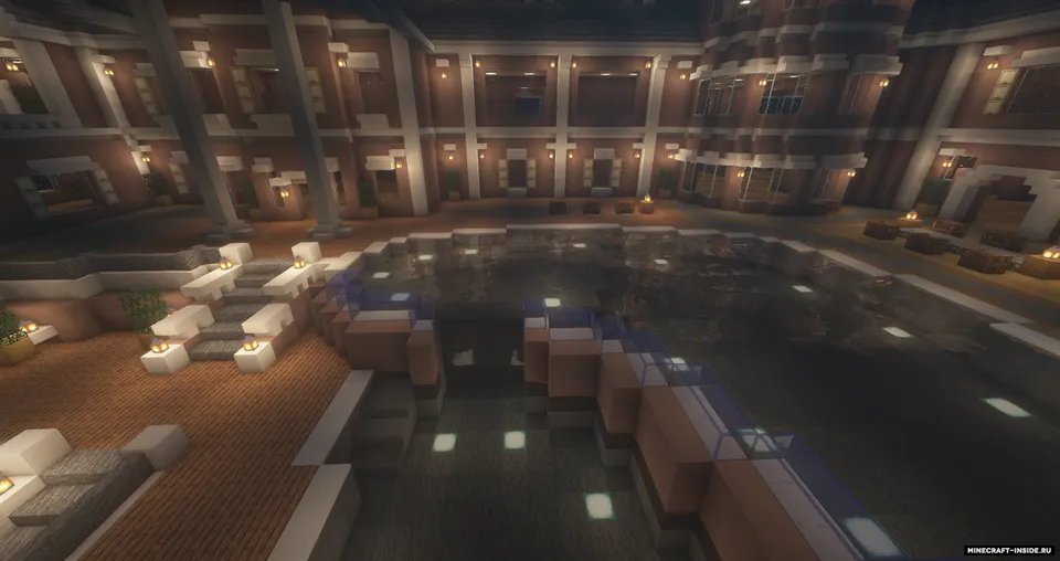 Katta shahar atrofi uyi — Minecraft xarita, rasm 2