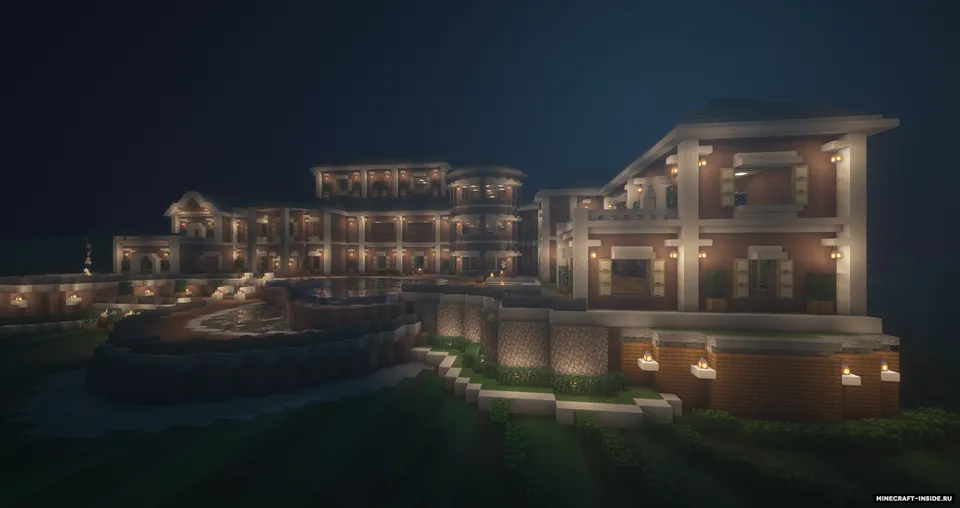 Katta shahar atrofi uyi — Minecraft xarita, rasm 4