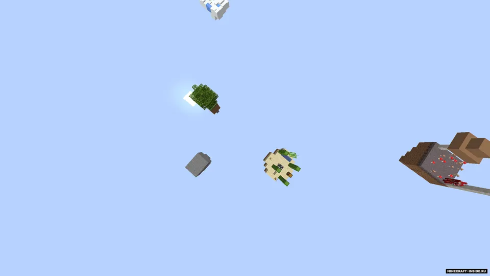 FlyingInslands — Minecraft xarita, rasm 2