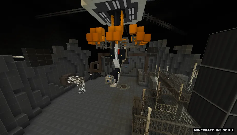 Portal 2: Uitli urgasi — Minecraft xarita, rasm 2