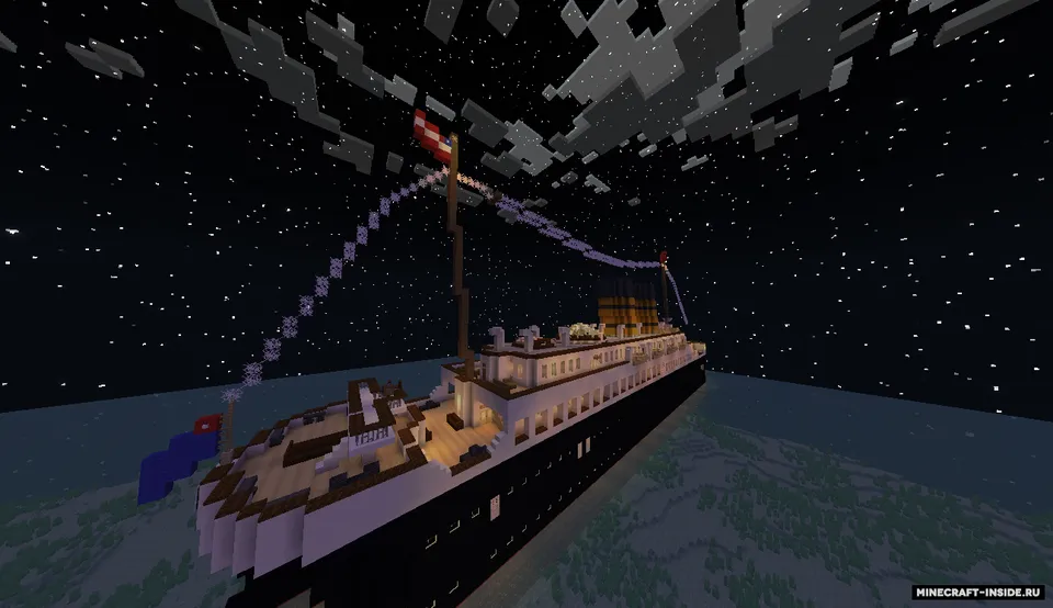 SS Titan kemasi — Minecraft xarita, rasm 2